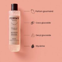 Illustration des 4 ingrédients naturels phares de mon gel douche Hello Mango 250ml