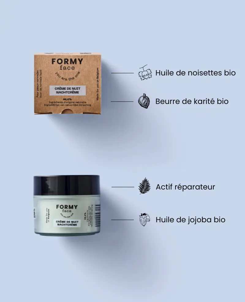 Ma crème visage nuit - Formy