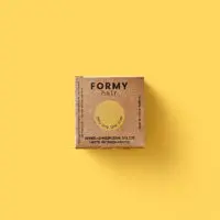 Etui en carton recyclé d'un après shampoing solide Formy