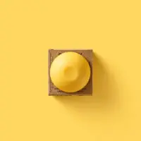 FORMY Apres Shampoing solide jaune de forme demi sphérique