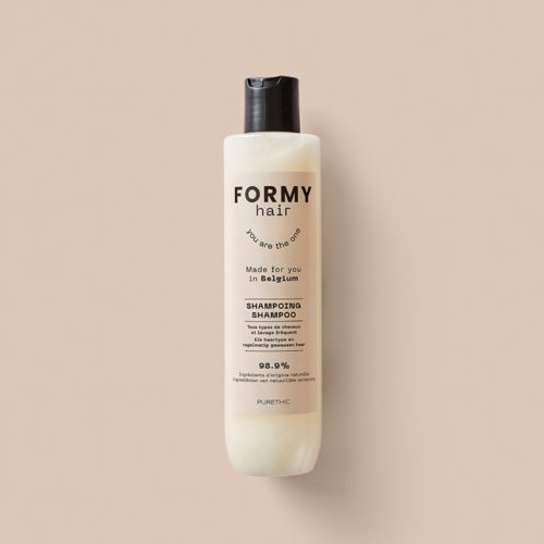 Flacon de shampoing liquide tous types de cheveux Formy