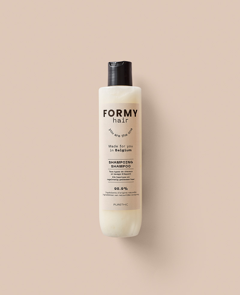 Flacon de shampoing liquide tous types de cheveux Formy