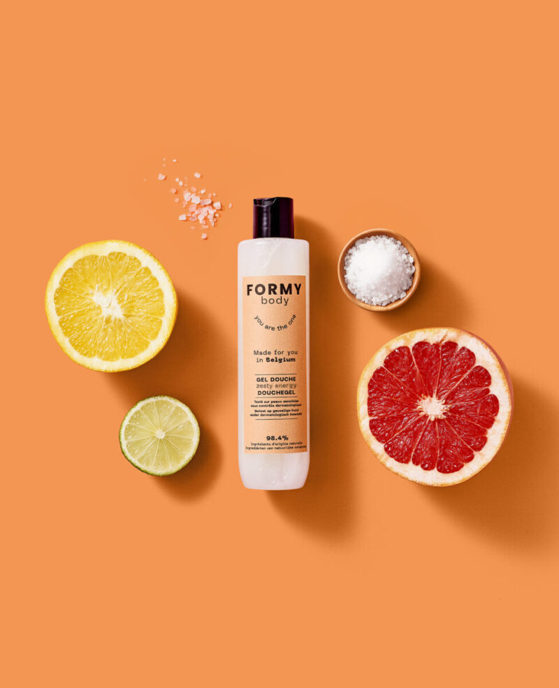 bruisende energie Les ingrédients de mon gel douche Zesty Energy