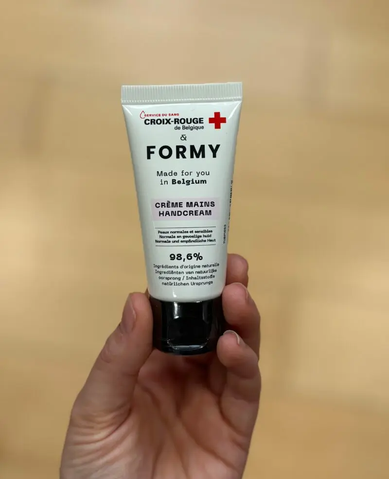 crème mains croix rouge